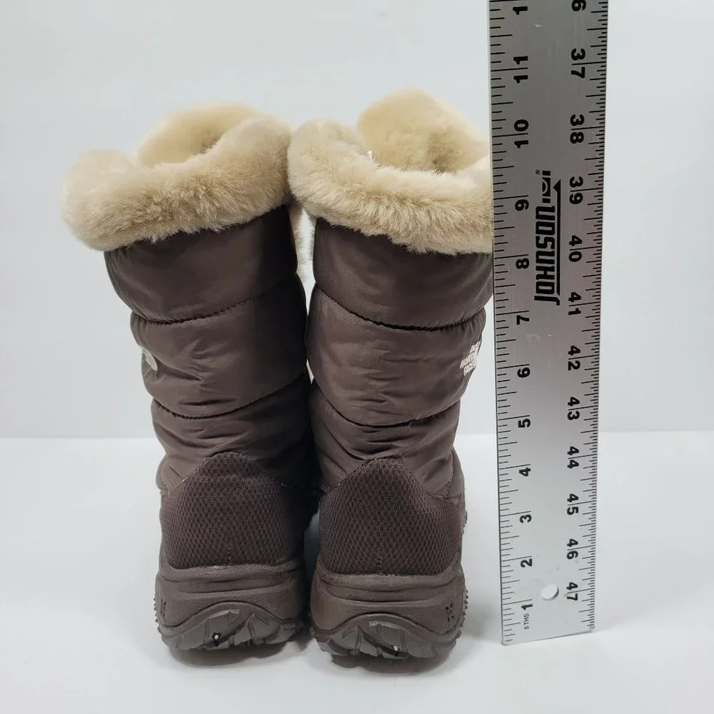 The North Face Girl's Brown Lace Up Winter Boots US Size 6